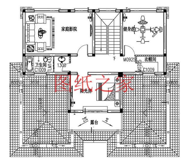 非常豪華大氣的農(nóng)村四層別墅設(shè)計(jì)圖，建成之后肯定人人羨慕