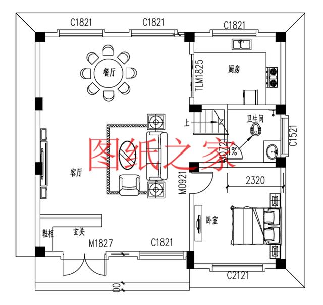 非常豪華大氣的農(nóng)村四層別墅設(shè)計(jì)圖，建成之后肯定人人羨慕