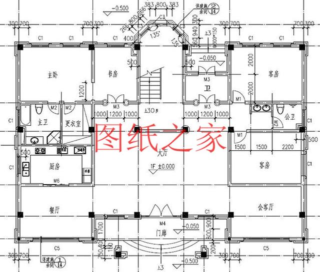 非常豪華大氣的農(nóng)村四層別墅設(shè)計(jì)圖，建成之后肯定人人羨慕