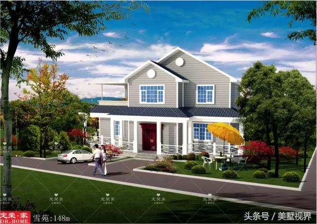 2款農(nóng)村別墅設(shè)計圖，造價不高，一般家庭都可以建