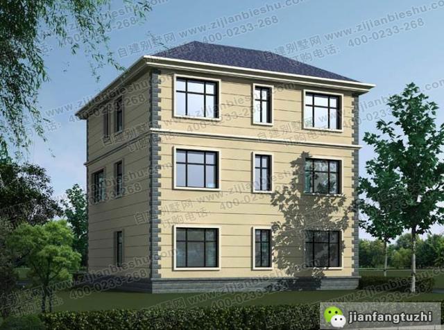 5款十分受歡迎的三層農(nóng)村自建房（全套）施工效果圖，占地面積約130㎡