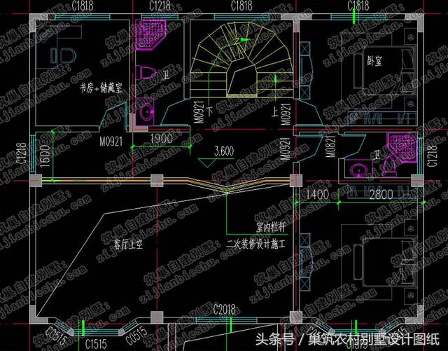5款十分受歡迎的三層農(nóng)村自建房（全套）施工效果圖，占地面積約130㎡