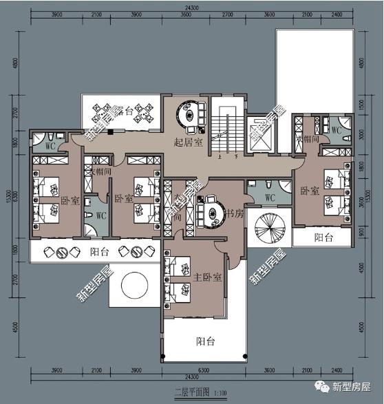 分享10套農(nóng)村建房戶型設(shè)計圖，現(xiàn)代感十足，你最喜歡哪套？