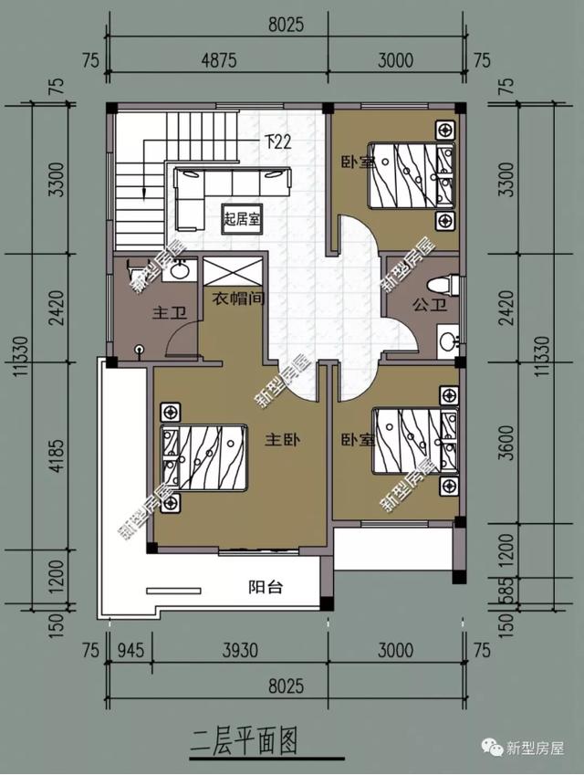 分享10套農(nóng)村建房戶型設(shè)計圖，現(xiàn)代感十足，你最喜歡哪套？