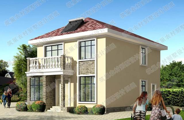 經(jīng)典二層農(nóng)村自建房設(shè)計(jì)施工圖，美觀大氣，居住舒適，滿足家庭住房需求