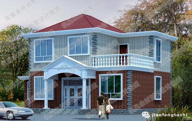 經(jīng)典二層農(nóng)村自建房設(shè)計(jì)施工圖，美觀大氣，居住舒適，滿足家庭住房需求