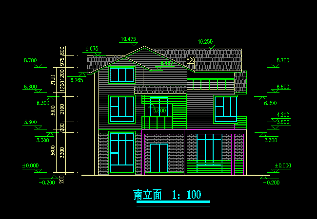 漂亮大方的房子哪里找，這款二層半帶閣樓的別墅設(shè)計圖分享給你