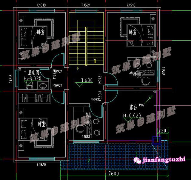 10月最新出爐的二層農(nóng)村自建別墅設(shè)計圖，最小占地100平，最大180平