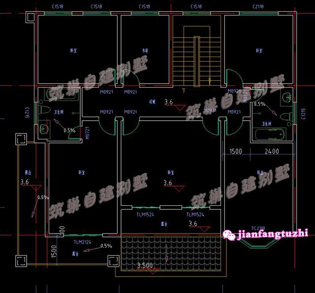 10月最新出爐的二層農(nóng)村自建別墅設(shè)計圖，最小占地100平，最大180平