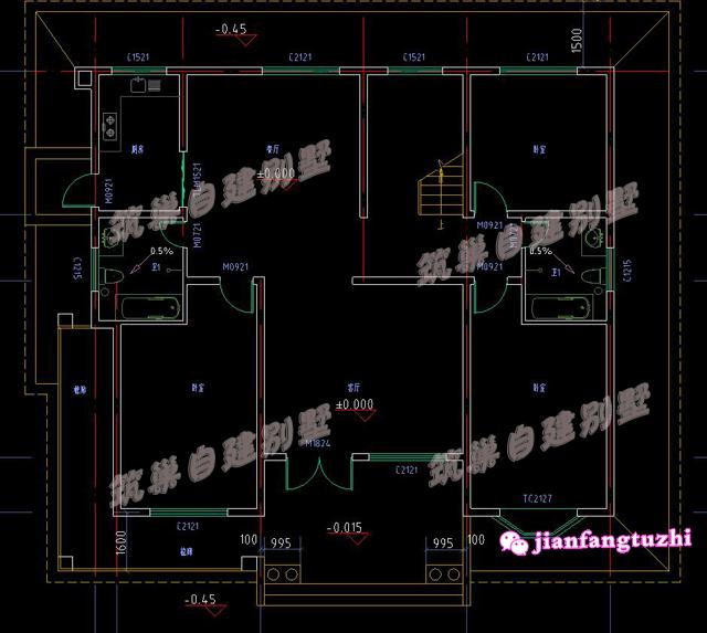 10月最新出爐的二層農(nóng)村自建別墅設(shè)計圖，最小占地100平，最大180平