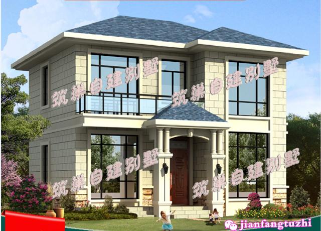 10月最新出爐的二層農(nóng)村自建別墅設(shè)計圖，最小占地100平，最大180平