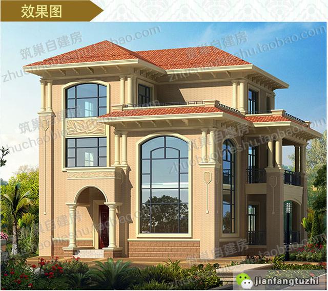 2款開間15米三層農(nóng)村自建房設(shè)計施工圖，你們喜歡哪款呢？