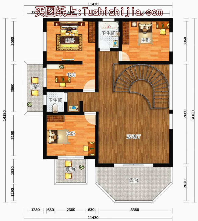 三層30萬別墅圖片大全，漂亮實(shí)用造價(jià)低，大家都喜歡
