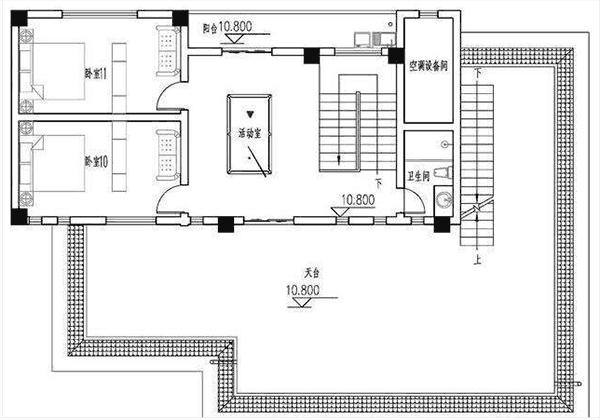 讓人一見難忘的四層平屋頂別墅設(shè)計圖，實在是令人驚艷