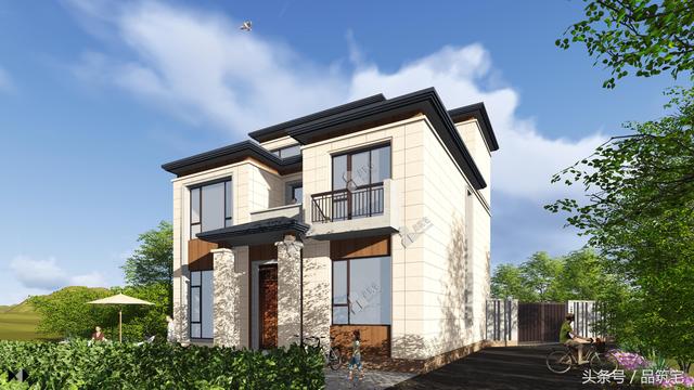 三層簡(jiǎn)歐別墅設(shè)計(jì)圖，舒適合理，適合小宅基地的家庭建造