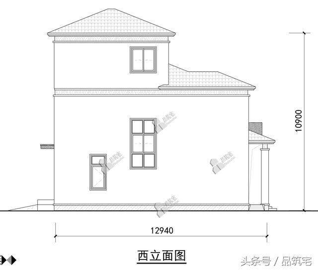 三層簡(jiǎn)歐別墅設(shè)計(jì)圖，舒適合理，適合小宅基地的家庭建造