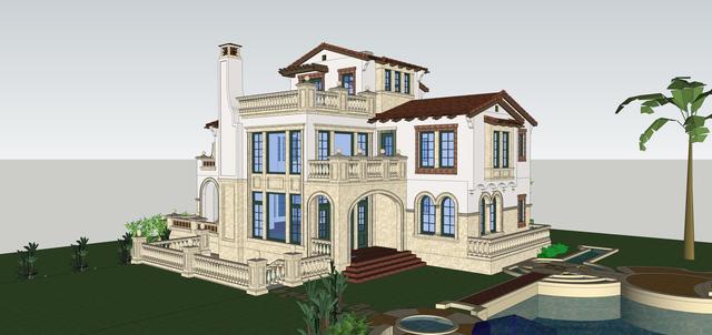 十分豪華自建房設(shè)計(jì)圖，外觀精致，內(nèi)部更是豪華