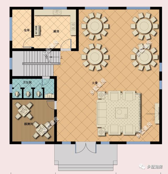 農(nóng)村發(fā)展快，建農(nóng)村別墅已然成為潮流，推薦這款別墅設(shè)計(jì)圖給你