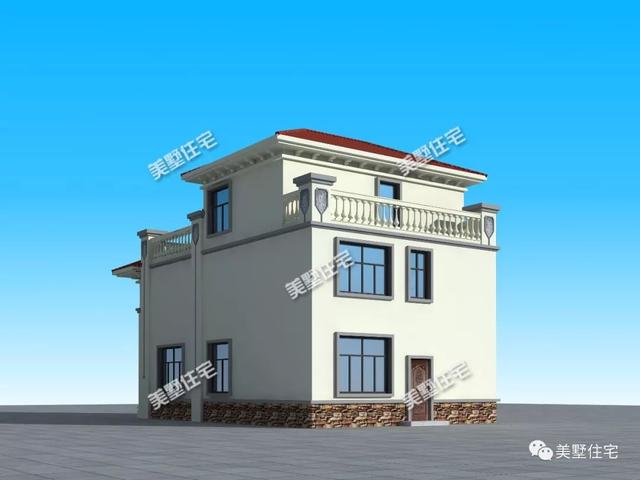 這款小面積別墅設(shè)計(jì)圖，外觀美造價(jià)低，深受大家喜歡