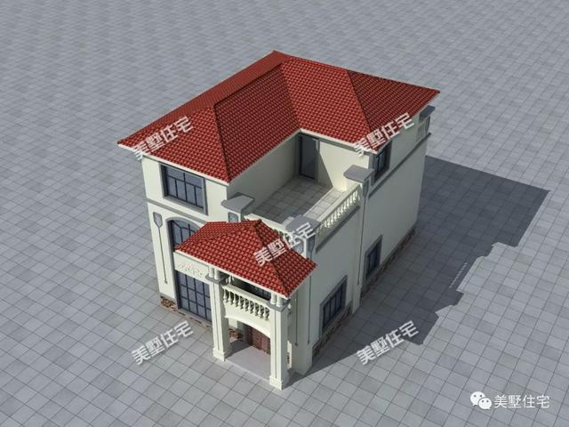 這款小面積別墅設(shè)計(jì)圖，外觀美造價(jià)低，深受大家喜歡