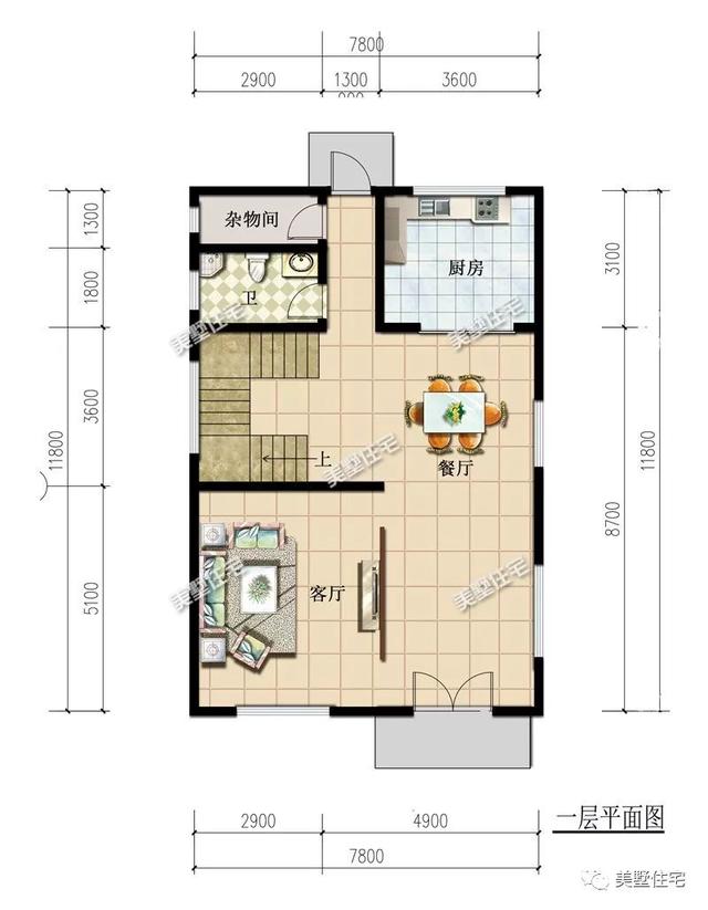 這款小面積別墅設(shè)計(jì)圖，外觀美造價(jià)低，深受大家喜歡