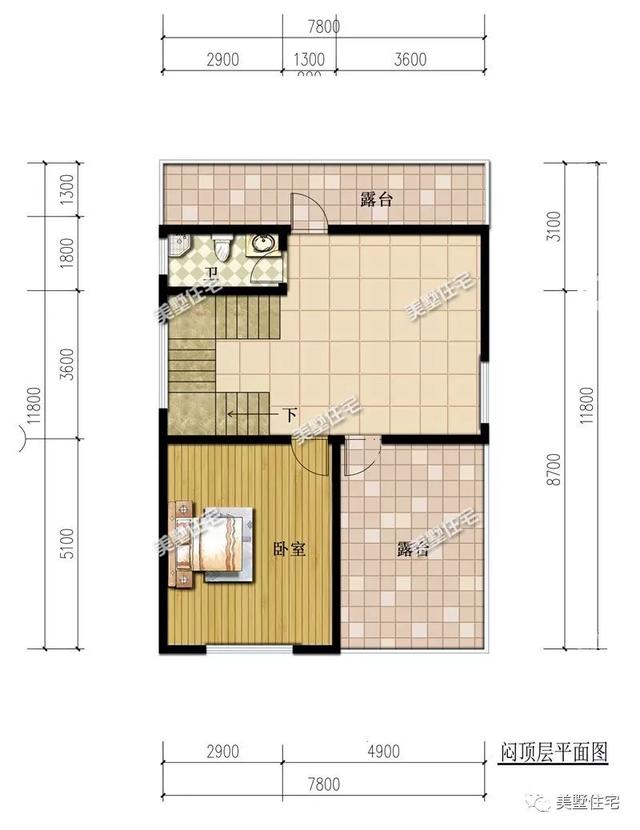 這款小面積別墅設(shè)計(jì)圖，外觀美造價(jià)低，深受大家喜歡
