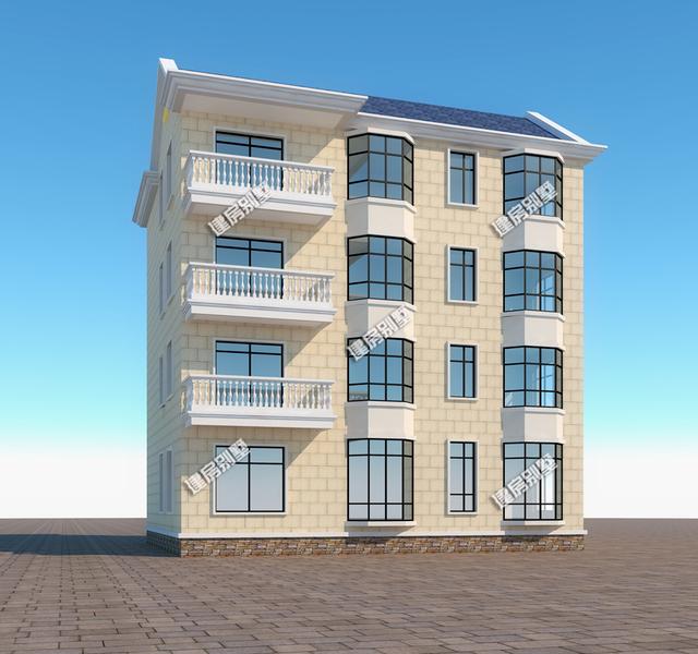 多戶同住房型四層別墅設計圖，住在里面每天都是家庭聚會般的生活