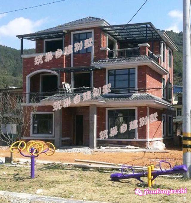 農(nóng)村三層自建房全套設(shè)計(jì)圖，占地110平米，美觀又省心