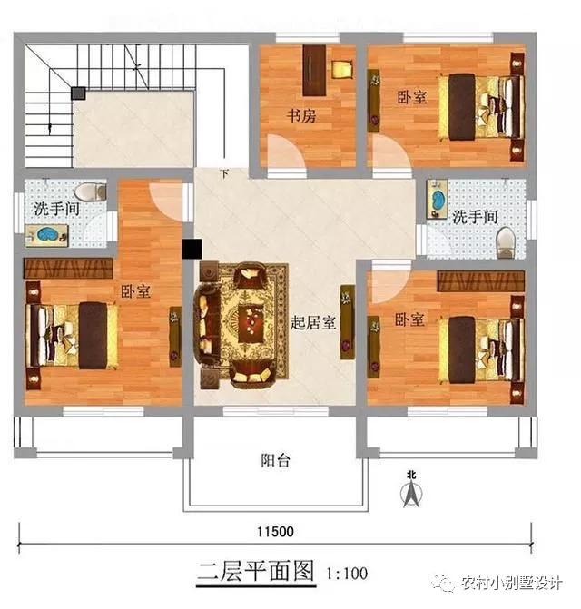 簡(jiǎn)單大方農(nóng)村二層自建房設(shè)計(jì)圖，造價(jià)經(jīng)濟(jì)到不敢相信