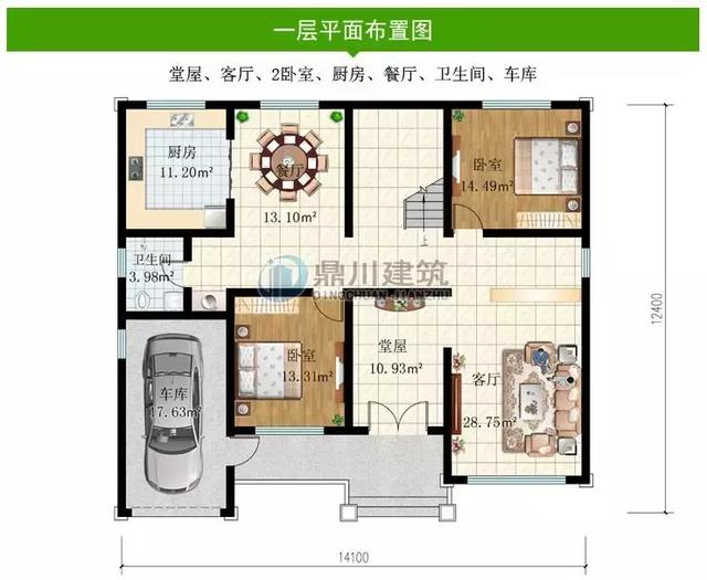 買別墅不如建別墅，這款二層農(nóng)村別墅設(shè)計(jì)圖紙，簡(jiǎn)單大氣，你值得擁有