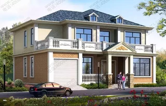 買別墅不如建別墅，這款二層農(nóng)村別墅設(shè)計(jì)圖紙，簡(jiǎn)單大氣，你值得擁有