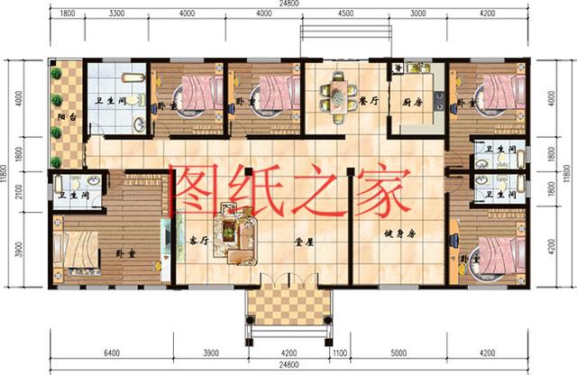 今年最熱銷的幾款一層別墅設(shè)計(jì)圖，造型時(shí)尚、方便宜居