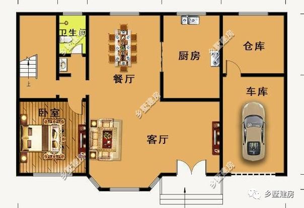 為大家推薦兩款合適的自建房設計圖，都是非常不錯的戶型