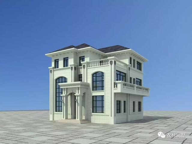 一般人都建得起的豪華美觀三層農(nóng)村別墅設(shè)計圖，蓋就要蓋最漂亮的房子