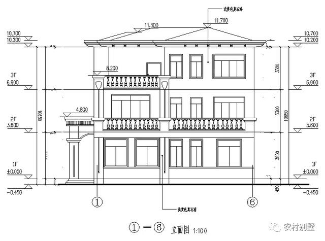 一般人都建得起的豪華美觀三層農(nóng)村別墅設(shè)計圖，蓋就要蓋最漂亮的房子