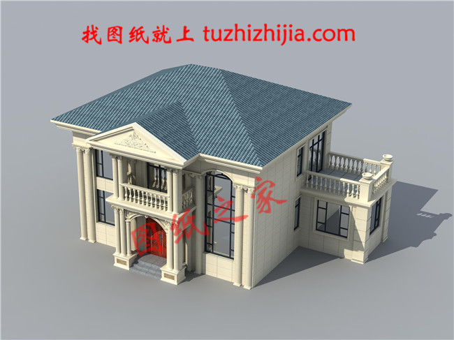 農(nóng)村20萬元二層小樓圖片及全套圖紙，外型美造價(jià)低