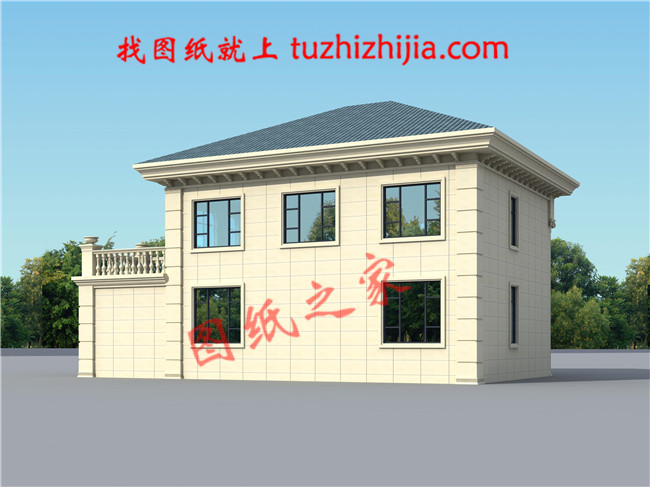 農(nóng)村20萬元二層小樓圖片及全套圖紙，外型美造價(jià)低