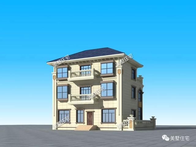 三層歐式別墅設(shè)計(jì)圖，體面大氣，8臥4衛(wèi)帶棋牌室，超級贊的房子