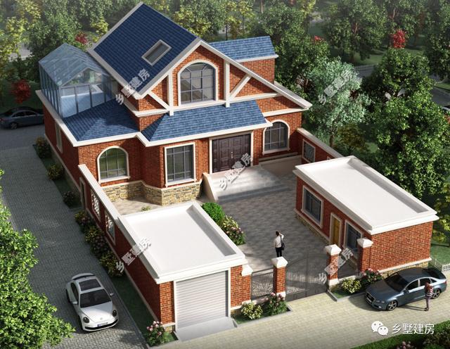 精選3套豪華農(nóng)村別墅設(shè)計(jì)圖推薦，外觀精致，內(nèi)部豪氣十足