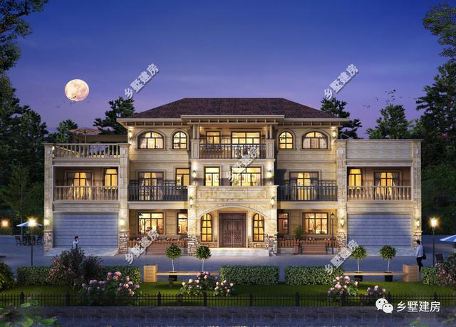 精選3套豪華農(nóng)村別墅設(shè)計(jì)圖推薦，外觀精致，內(nèi)部豪氣十足