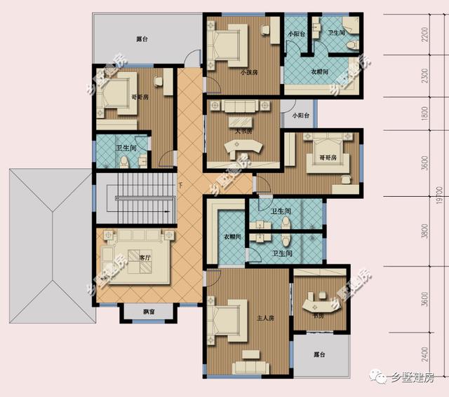 精選3套豪華農(nóng)村別墅設(shè)計(jì)圖推薦，外觀精致，內(nèi)部豪氣十足