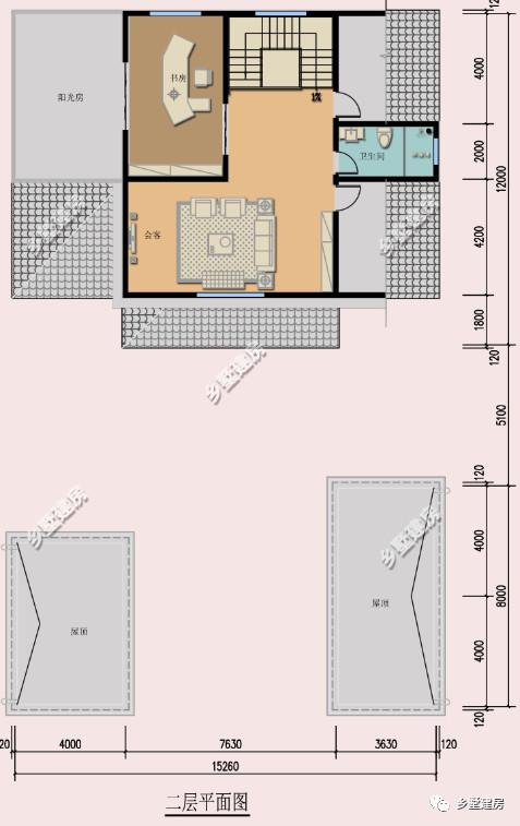 精選3套豪華農(nóng)村別墅設(shè)計(jì)圖推薦，外觀精致，內(nèi)部豪氣十足
