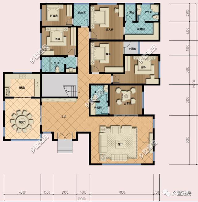 精選3套豪華農(nóng)村別墅設(shè)計(jì)圖推薦，外觀精致，內(nèi)部豪氣十足