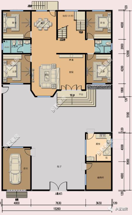 精選3套豪華農(nóng)村別墅設(shè)計(jì)圖推薦，外觀精致，內(nèi)部豪氣十足