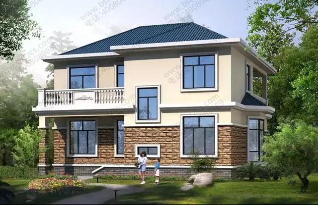 經(jīng)典二層帶車(chē)庫(kù)別墅設(shè)計(jì)圖，越是經(jīng)典越有韻味