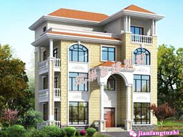 四層農(nóng)村自建房設(shè)計圖，磚混結(jié)構(gòu)，面積大，生活舒適