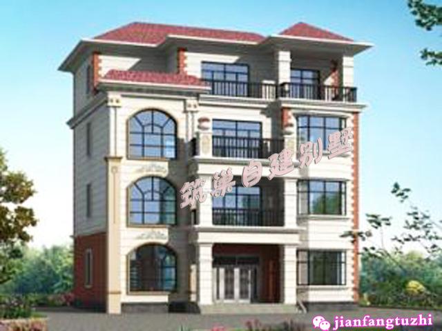 四層農(nóng)村自建房設(shè)計圖，磚混結(jié)構(gòu)，面積大，生活舒適