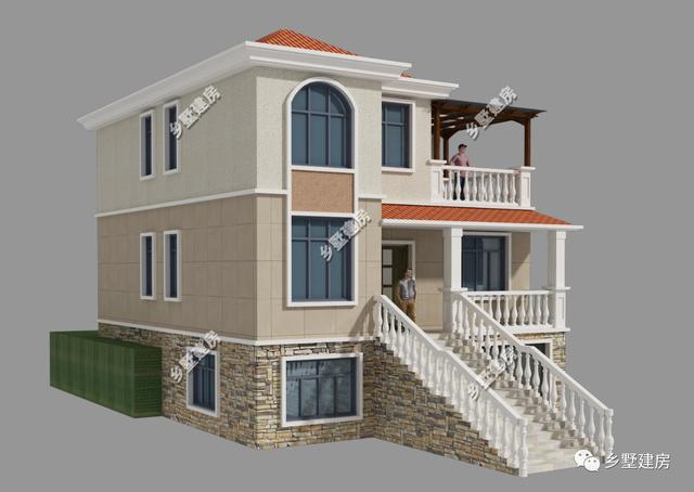 三層帶車庫別墅設計圖，外觀大氣，內(nèi)部設計合理，真是優(yōu)秀