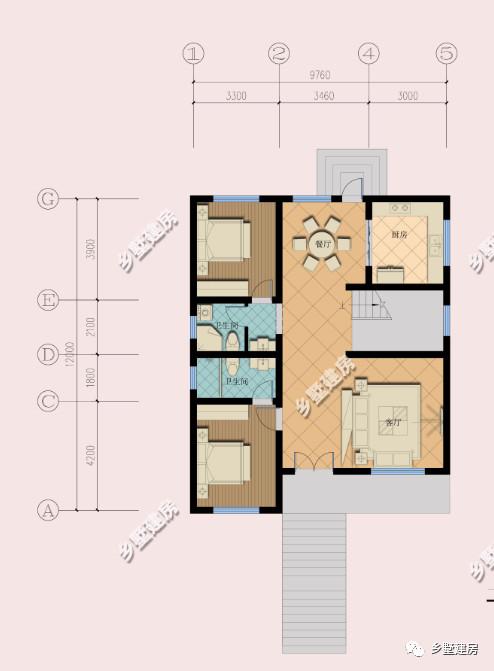 三層帶車庫別墅設計圖，外觀大氣，內(nèi)部設計合理，真是優(yōu)秀