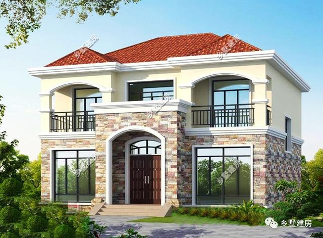 兩款經(jīng)典農(nóng)村別墅設(shè)計(jì)圖，12x11米，施工難度不大，建成肯定出彩